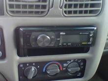 New head unit/new fusion speakers

Don't like the bracket system but it beats not having a radio that plays usb. 

I plan to get a better 1 din radio and a bracket that mounts in the middle.