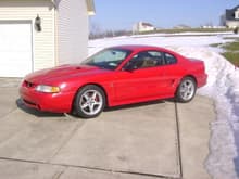 1997 Ford Mustang Cobra - Fast car, very rare but I started losing compression in 3 cylinders so she had to go. Got traded in for the following car without the dealer knowing! lol