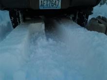 We got like 12 inches