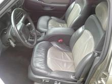 drivers seat showing heated seat control and power memory options