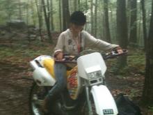 I'm just the passenger looking goofy. 
Jeff's DR 350
june 9 2012