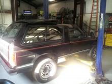 sittin in our shop waiting for some replacement parts