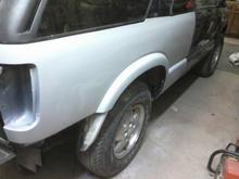 body work done and primared