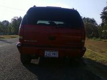 Not a very good pic of the rear.