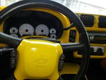 Sun Yellow on Triple Black With White Face Gauges