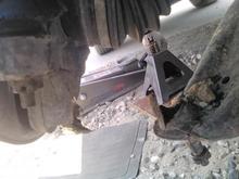 Control arm and steering knuckle