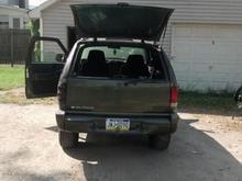 Tail light in the left of the pic tinted.