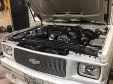 S10 BLAZER WITH MAGNUSON SQUEEZED UNDER THE COWL