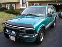 Trying out the black light covers. Very clean, old rims/tires