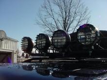 four (4) 150 watts spot/driving lights