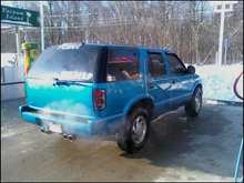 at the car wash