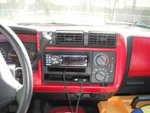 my interior with alpine head unit and 120 gig Ipod classic