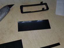 cut the plastic to size...