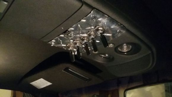 This was the "garage opener compartment"
