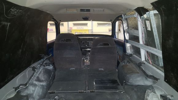 blazer plastic side panels are a little dusty, but does clean up 