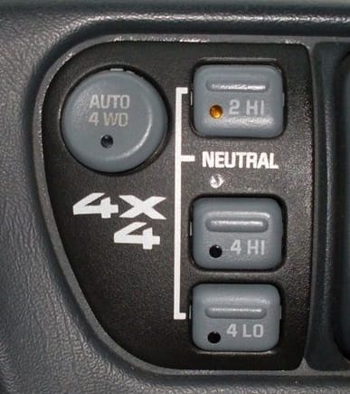 4 button drive mode panel