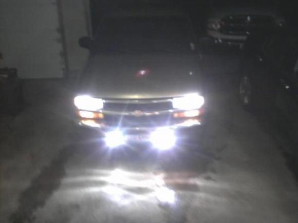 halogen fog lights.