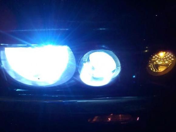 10000K HID for bright lights and 12000K in  Projectors.