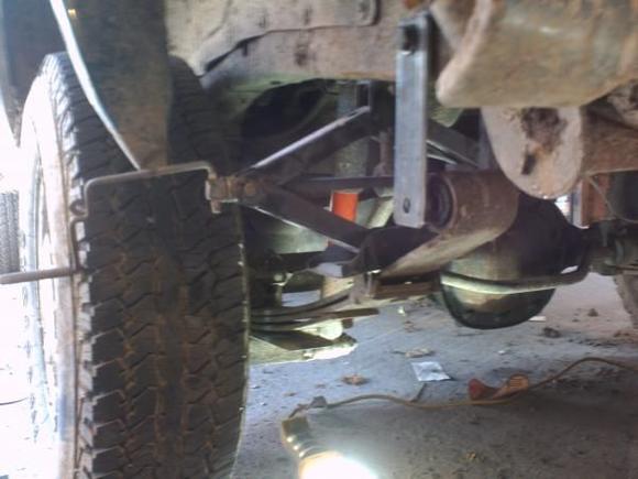 used a jack to line the holes up and had  it jacked up under the hitch.