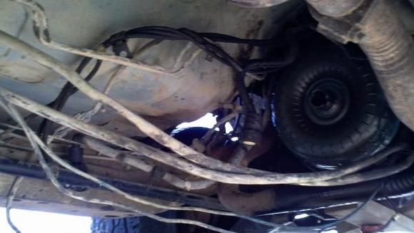 Transmission and Transfer Case Removed