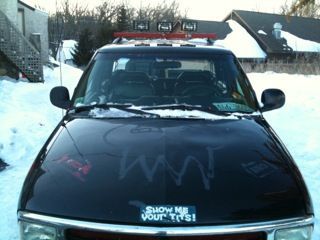 front of the 95 blazer.