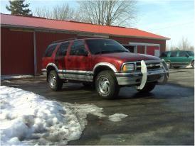 With pushbar, kept it on for the winter had a habbit of ramming things