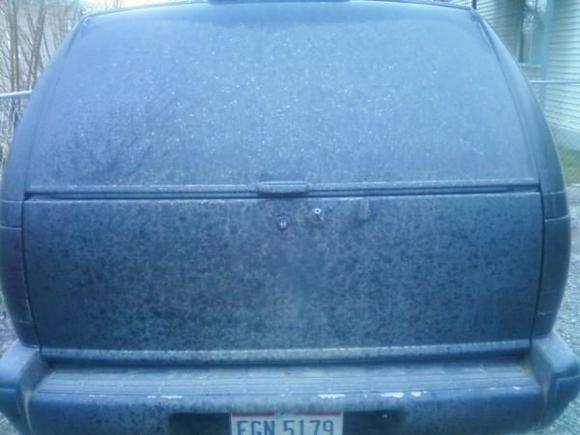 the ATF wet marks all over my tail get from it driping while driving