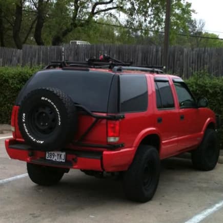 Spare tire carrier!