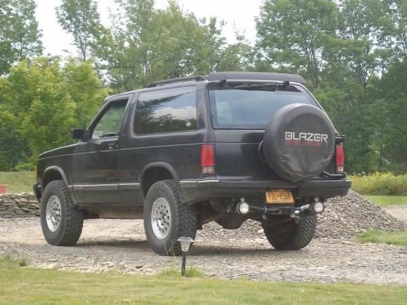 rear work lights added