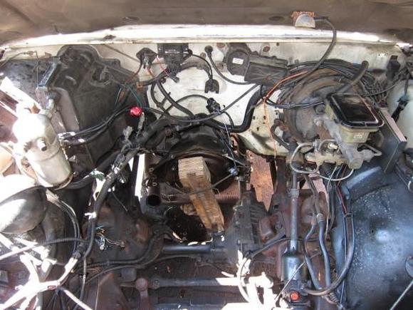 Blazer project -  engine compartment