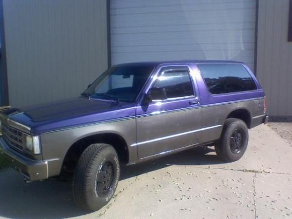 when it came right out the paint booth! it wasnt totally done at this time