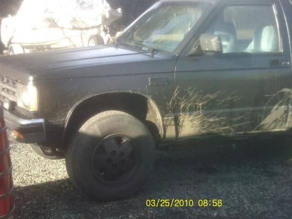 just a little muddy