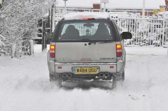 Blazer in the snow 5