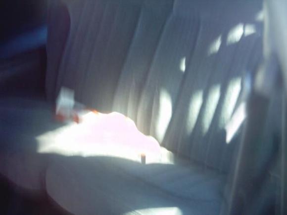 clean back seats with no tears