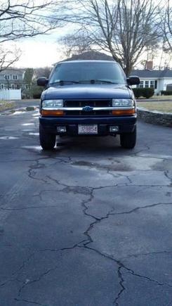 new fog lights and painted grill bowtie. Tell me what you think!