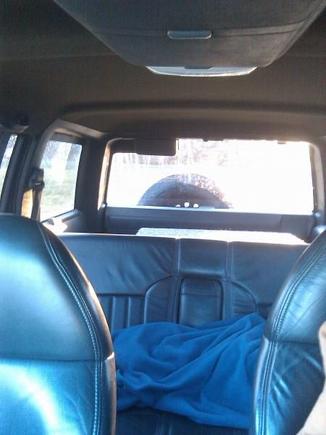 Back Seats Black Leather