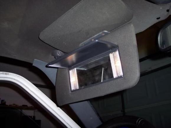 2 piece sunvisors