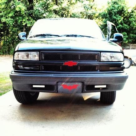 blacked out led bumper lights and put stock headlights back on