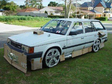 gheto pimped out car