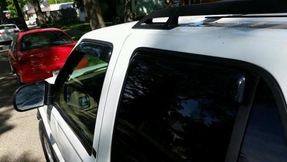 Inside channel window visors.