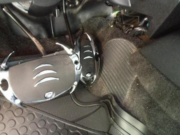 Pedals are pretty close together, so not sure if these are gonna work.