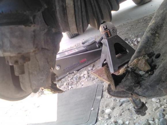 Control arm and steering knuckle