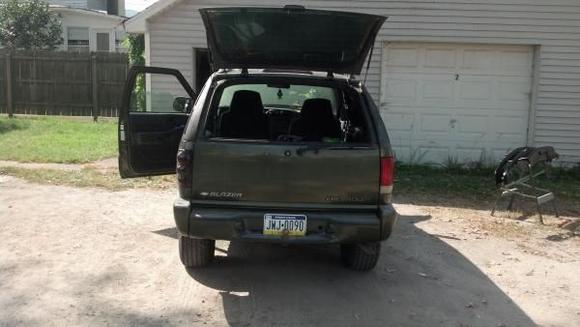 Tail light in the left of the pic tinted.