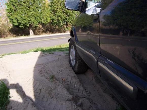 5 hitting some sand dunes