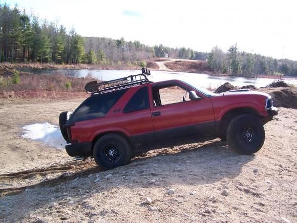 tucked rear wheels