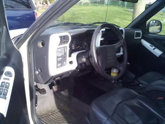 Painted interior. I plan on painting more of the interior.