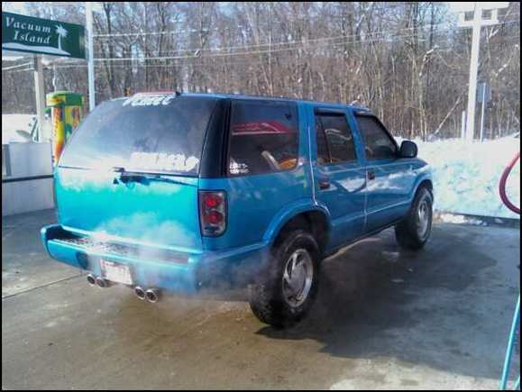at the car wash