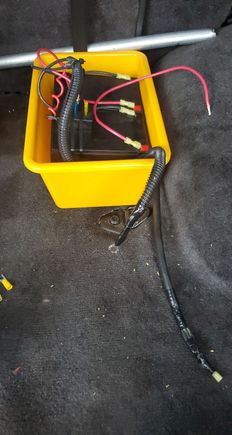 Two 12 ah agm fire alarm batts
