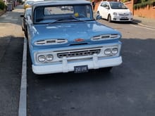 Old Chevy pickup on an Egremont street.