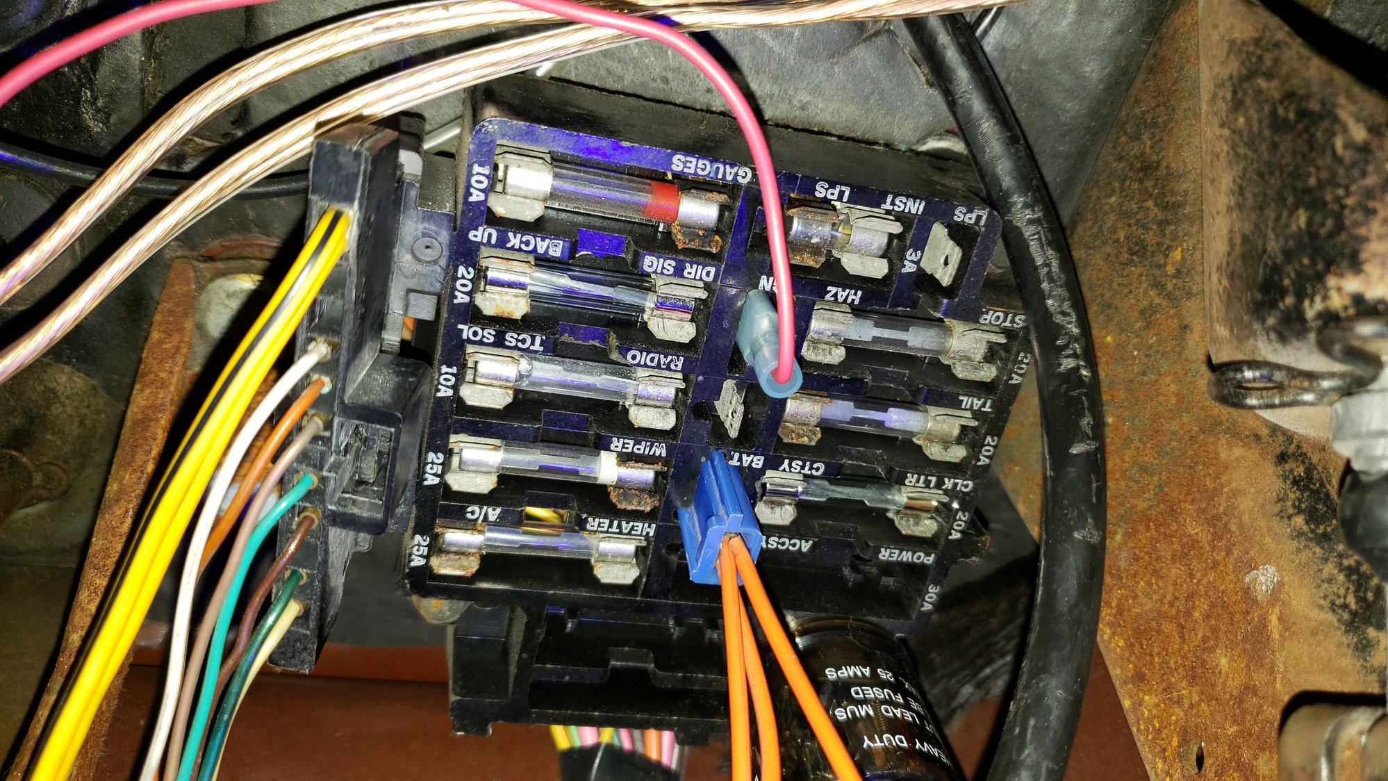 Right rear turn signal and brake light not working on 73 Camaro